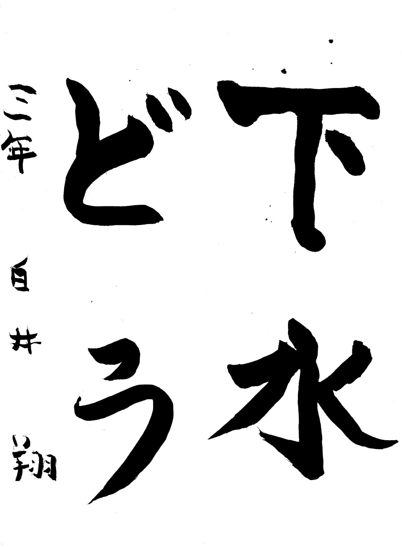 戸頭小学校3年 白井 翔 (しらい しょう)