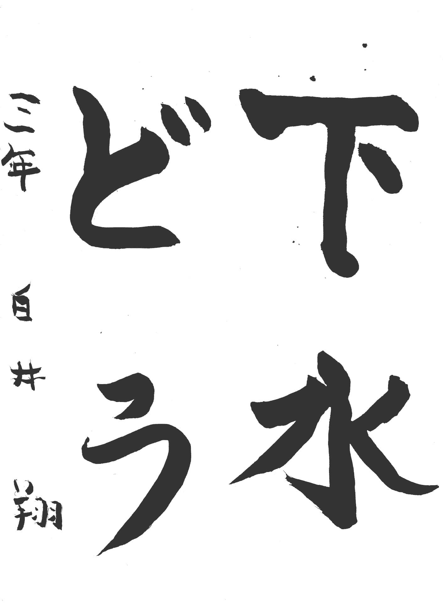 戸頭小学校3年 白井 翔 (しらい しょう)